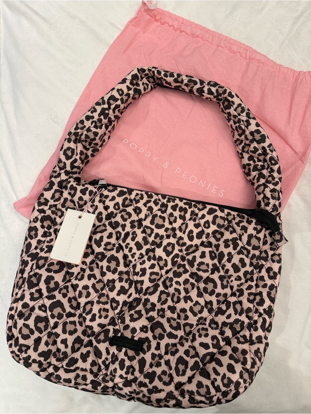 Poppy & Peonies Haul It Hobo Leopard Bag SOLD OUT